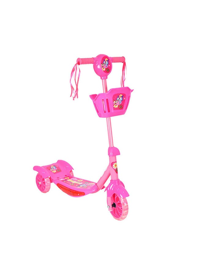 3-Wheel Portable High Quality Musical Stylish Padded Handles Kick Scooter Safe For Kids 62x22x70cm