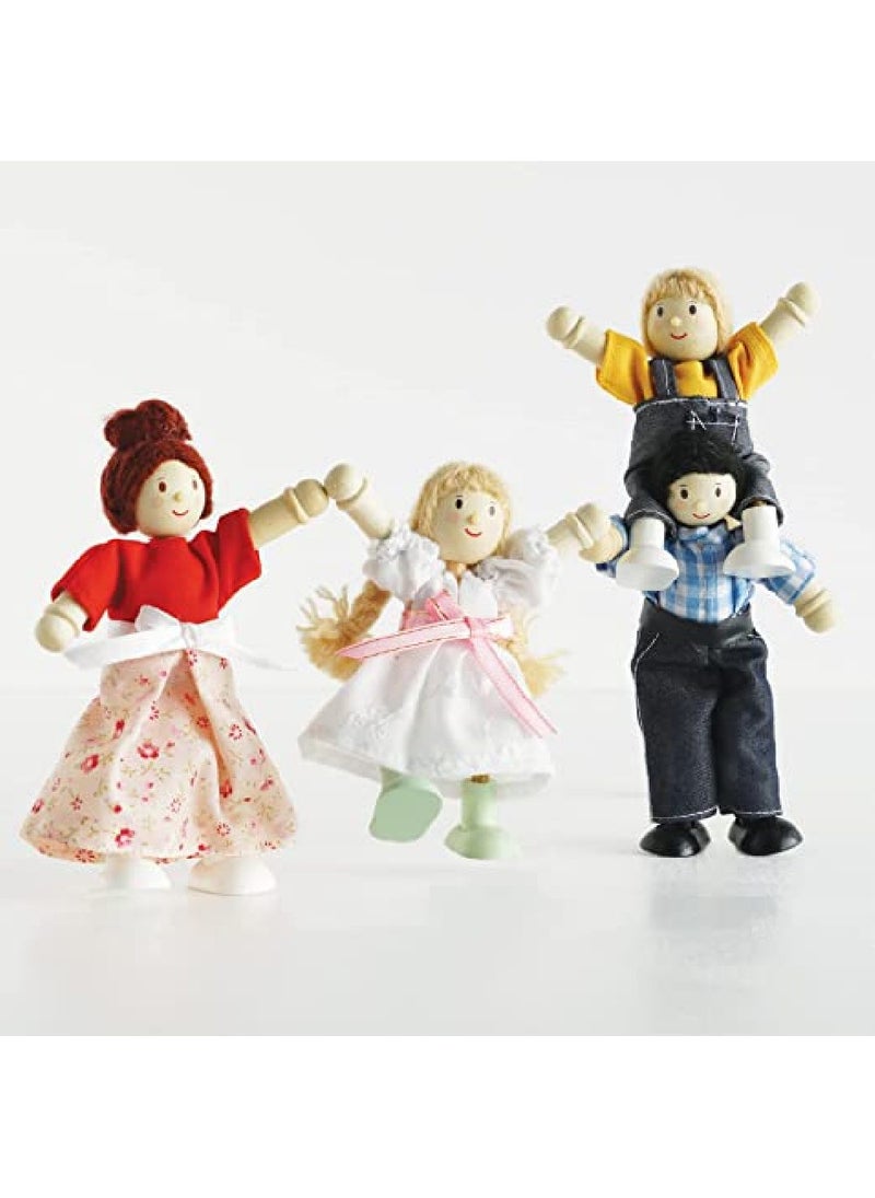 Le Toy Van My Doll Family Set of 4 Budkin Figures