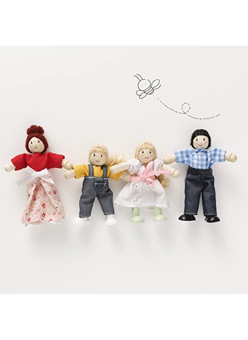 Le Toy Van My Doll Family Set of 4 Budkin Figures