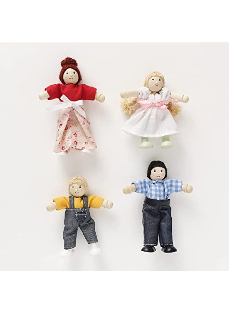 Le Toy Van My Doll Family Set of 4 Budkin Figures