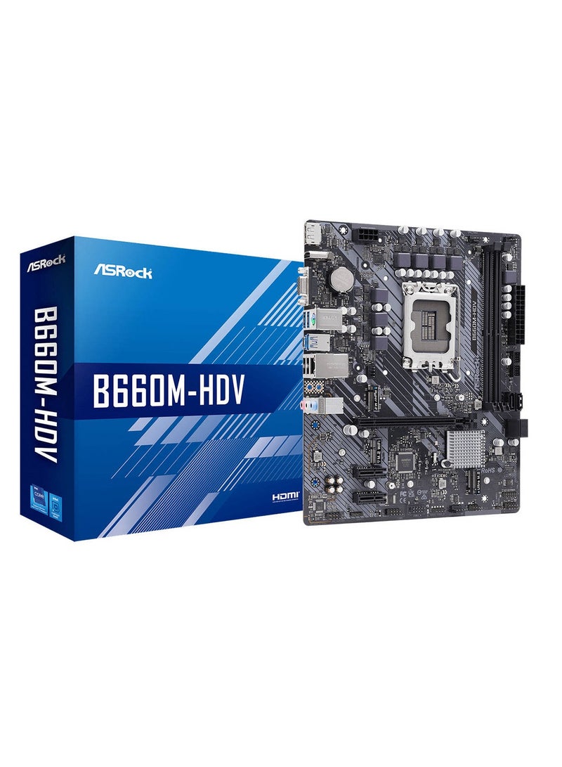 ASRock B660M-HDV Lga 1700 12th Generation Intel Motherboard