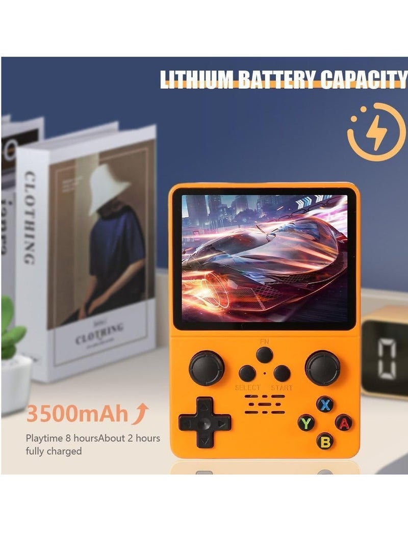 R35S Retro Handheld Video Game Console Linux System 3.5 Inch IPS Screen Portable Pocket Video Player 64GB Games Boy Gift