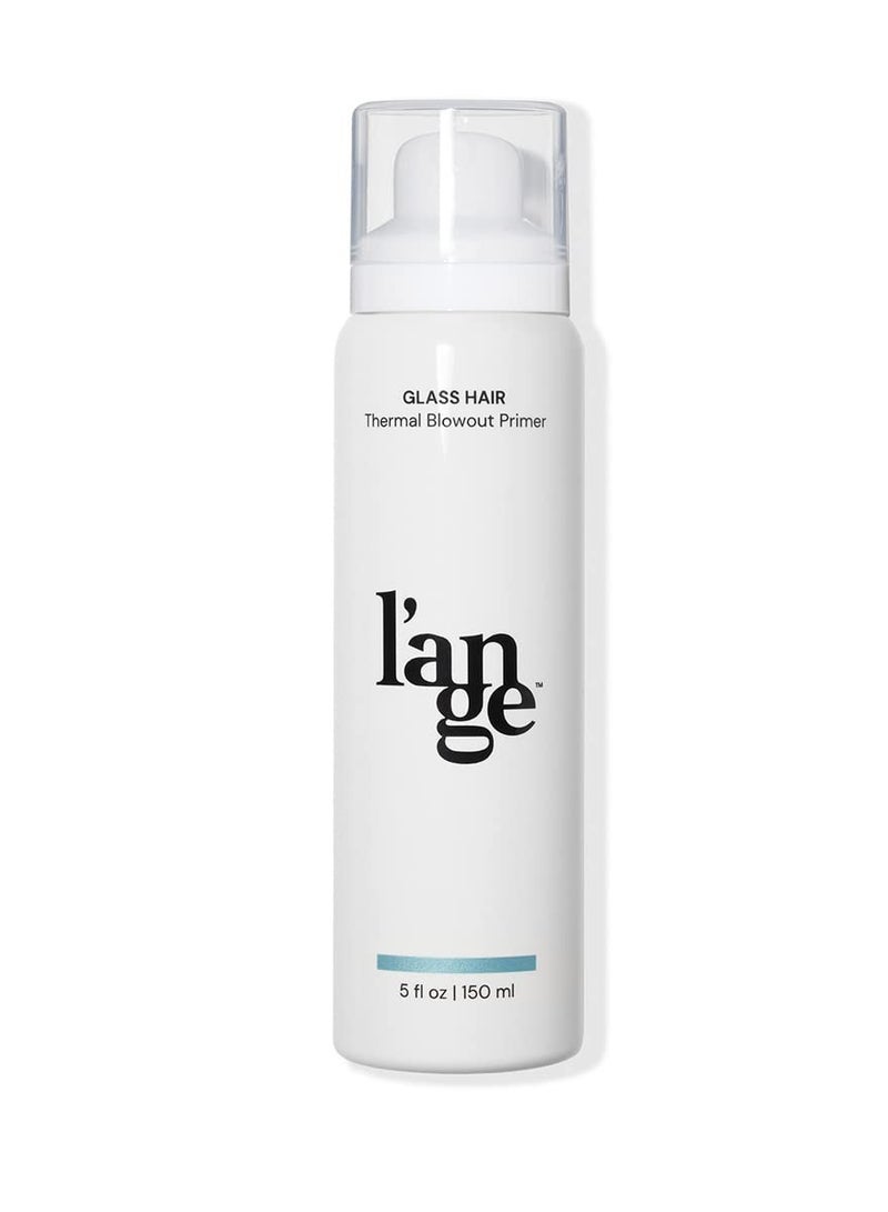 Lange Glass Hair Thermal Blowout Primer | Creates a Lightweight, Humidity-resistant Barrier | Heat-activated Formula | Boost Smoothness and Shine