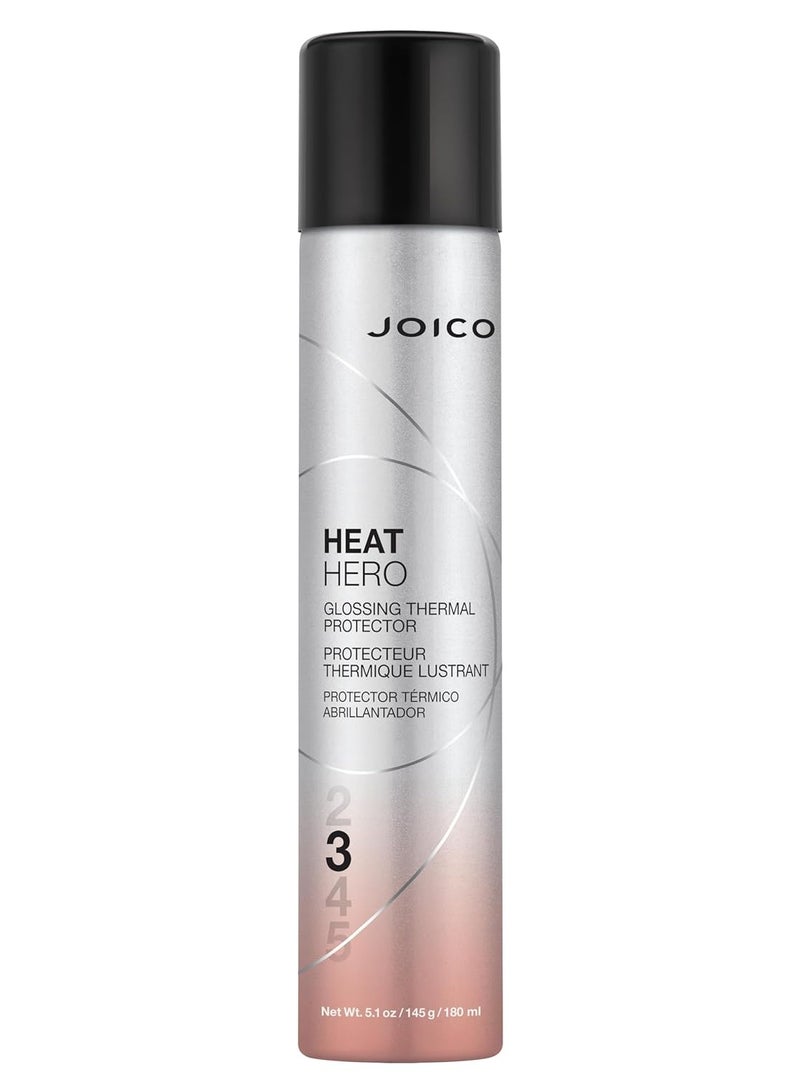 Joico Heat Hero Glossing Thermal Protector | For Most Hair Types | Protect Against Heat & Humidity | Protect Against Pollution & Harmful UV | Reduce Split Ends | Boost Shine | Paraben & Sulfate Free