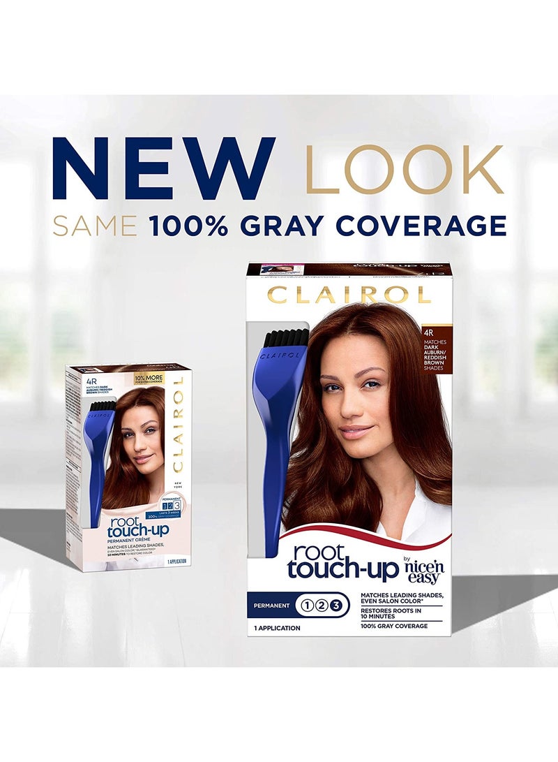 Clairol Root Touch-Up Nice'n Easy Permanent Hair Dye 4R Dark Auburn/Reddish Brown Hair Color