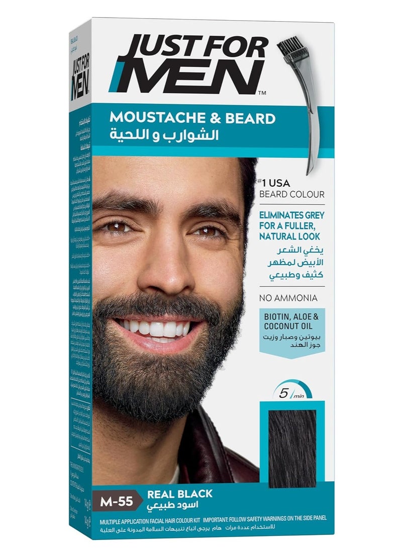 Moustache and Beard Color M-55 Real Black,28g