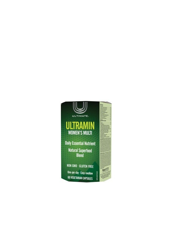 Ultramin Women's Multi Daily Essential Nutrient Capsules 60'S