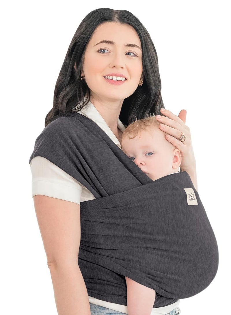 KeaBabies Baby Wrap Carrier All in 1 Original Breathable Baby Sling Lightweight Hands Free Baby Carrier Sling Baby Carrier Wrap Baby Carriers for Newborn Infant Baby Wraps Carrier Mystic Grey
