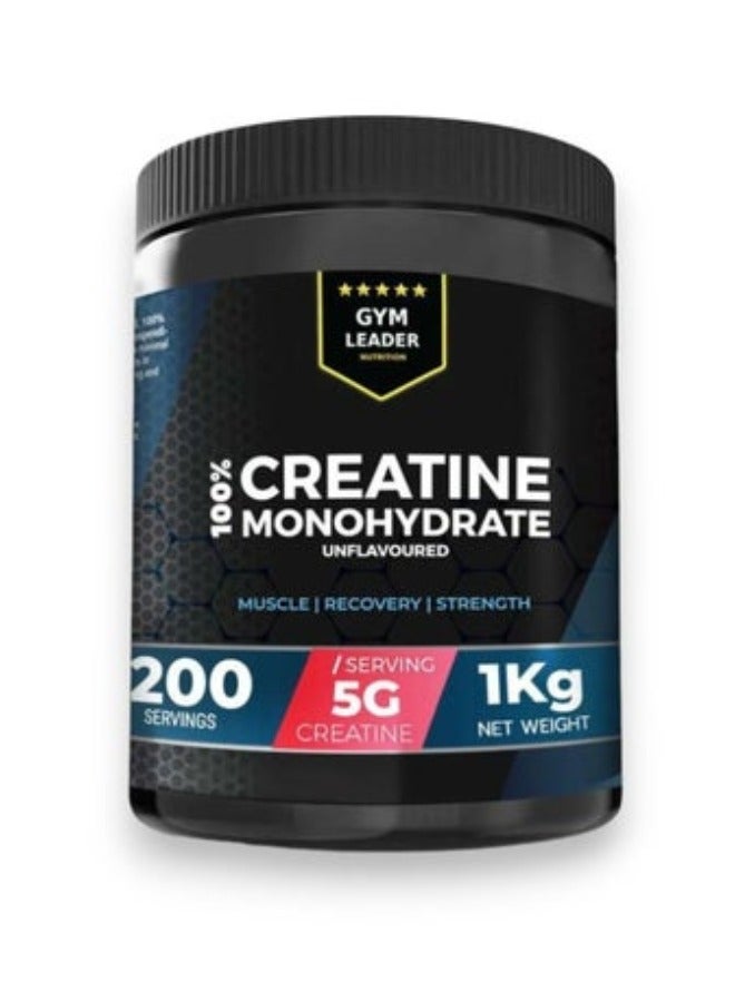 Creatine Monohydrate, 300grams,Unflavoured ,60 Servings