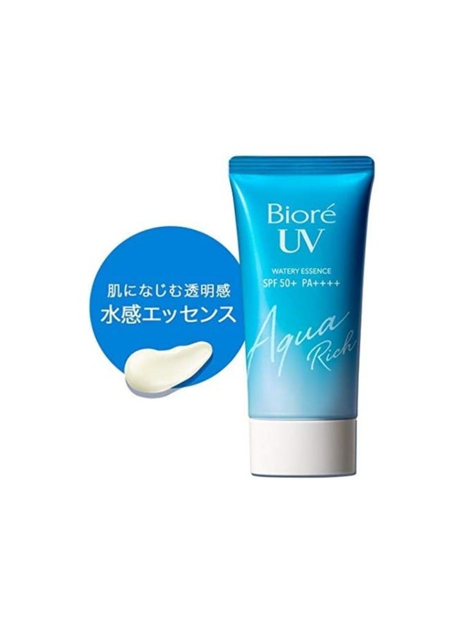 Biore UV Aqua Rich Watery Essence SPF50+/PA++++ (pack of 3)
