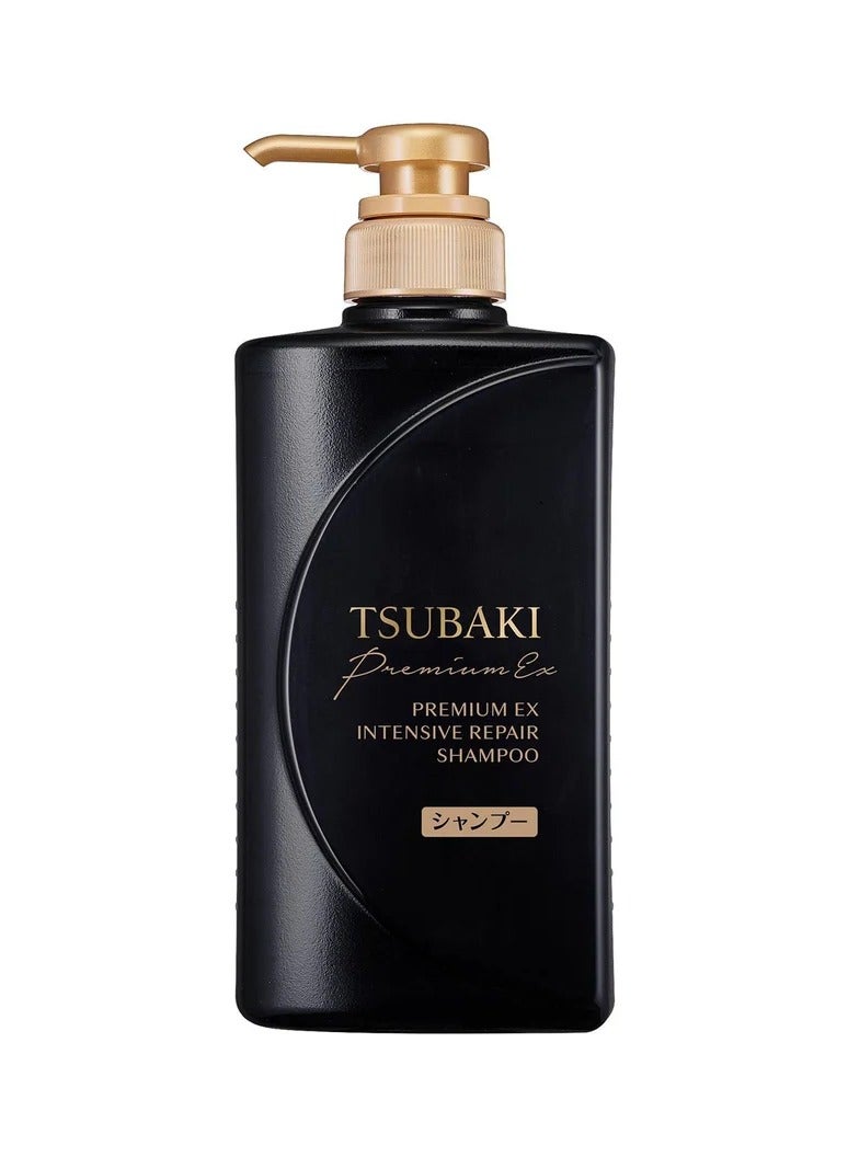 Tsubaki Premium Intensive Repair Shampoo for Damaged Hair and Root Care 490ml