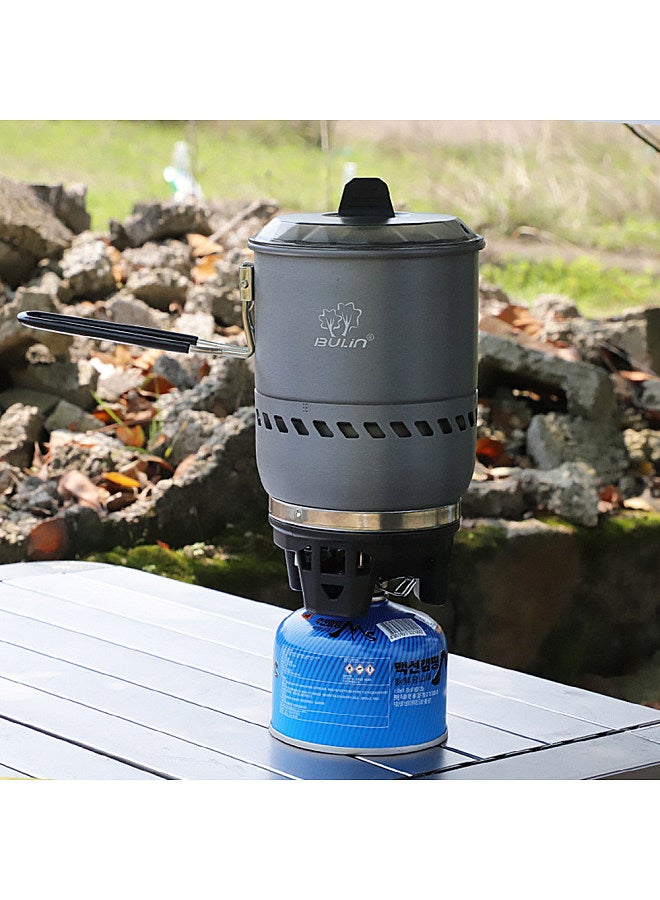 2100W Camping Gas Stove with Carry Bag Outdoor Gas Stove for Hiking Fishing Mountaineering