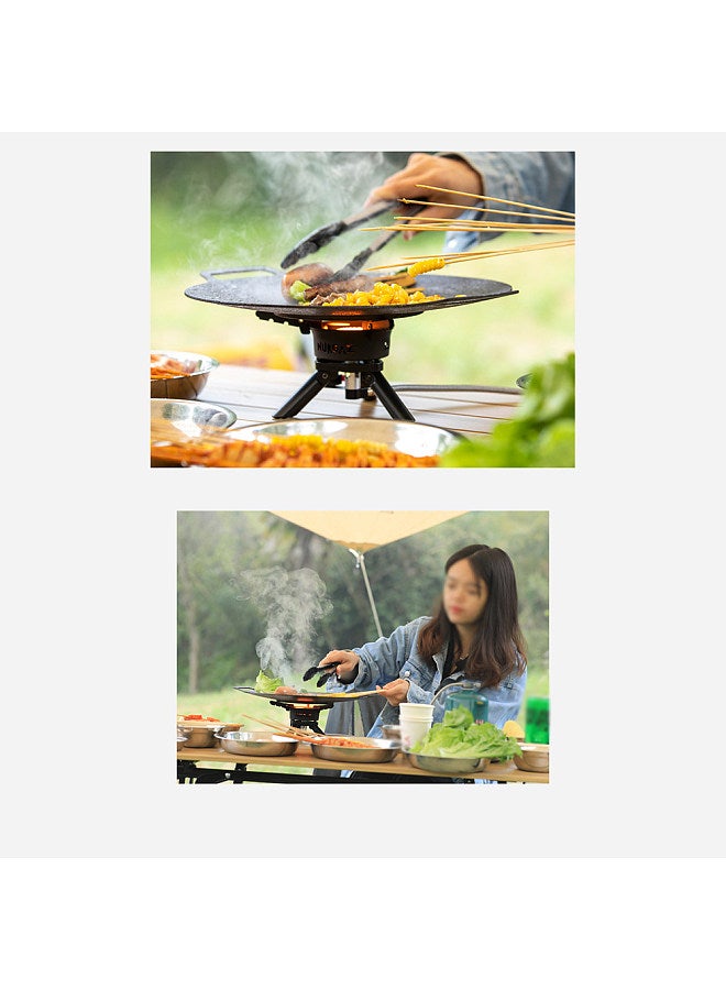 Outdoor Camping Metal Stoves Portable Picnic Barbecue Furnace Foldable Stoves Water Boiling Cooking Accessory