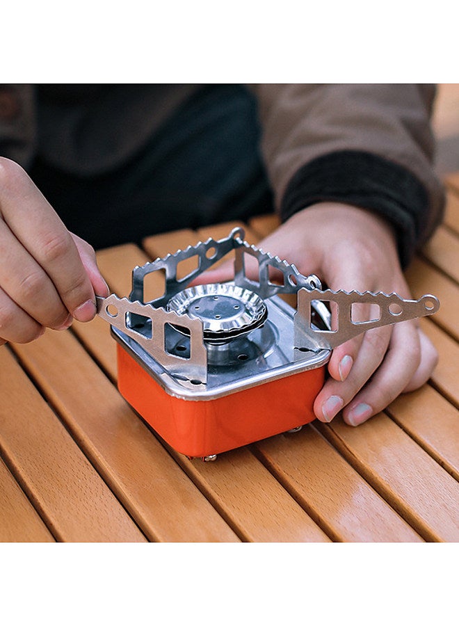 Outdoor Electronic Ignition Stoves Tourist Portable Cooking Accessory Foldable Gasstove Adjustable Firepower Camping Hiking Furnace GasCooker