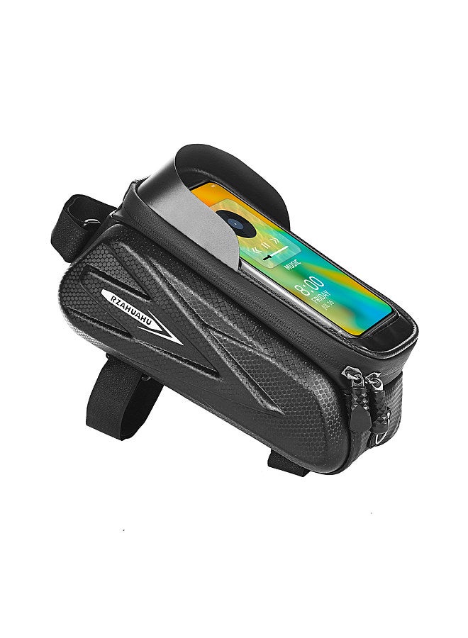 Bicycle Phone Mount Bags Waterproof Front Frame Top Tube Bag Cycling Bike Phone Tool Storage Bag Pack