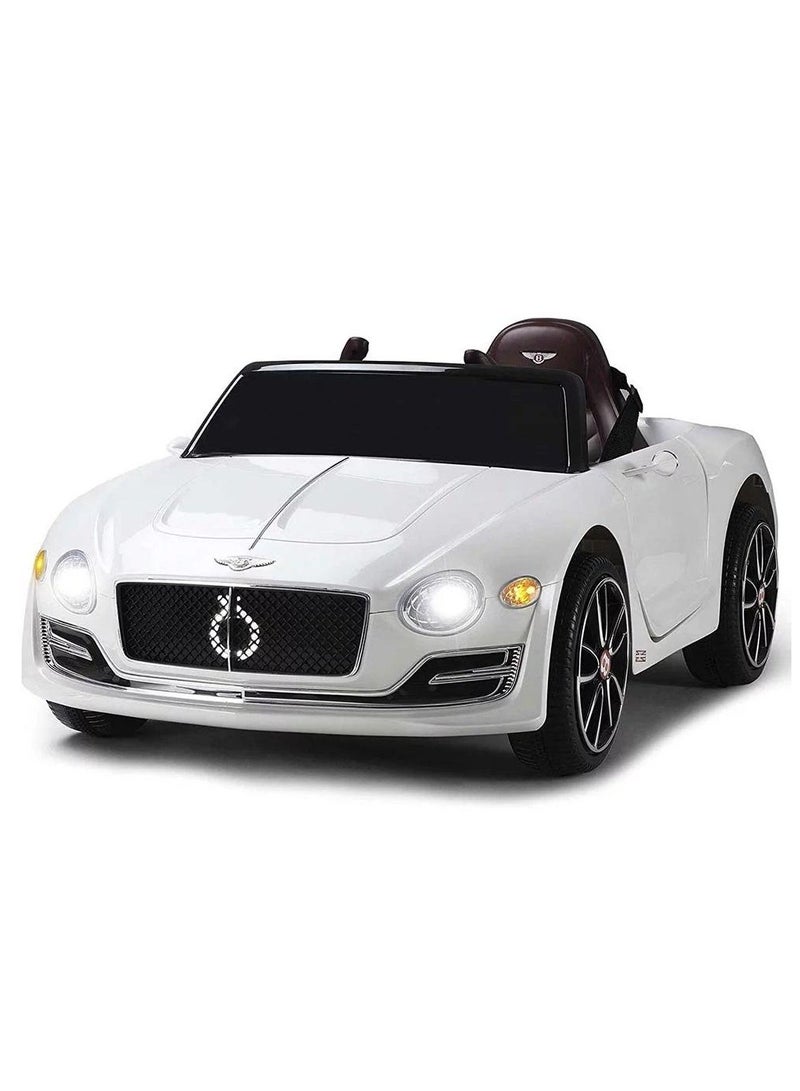 Bentley Sports 12V Kids Ride On Car - White
