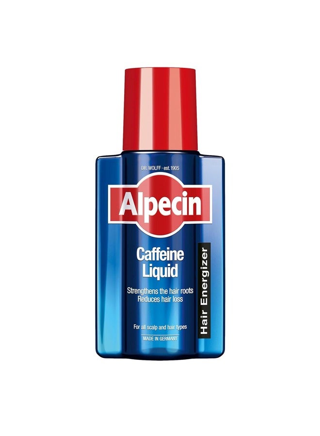 Alpecin Caffeine Liquid: Daily Leave-On Tonic for Stronger Hair Roots and Reduced Hair Loss 200 ML