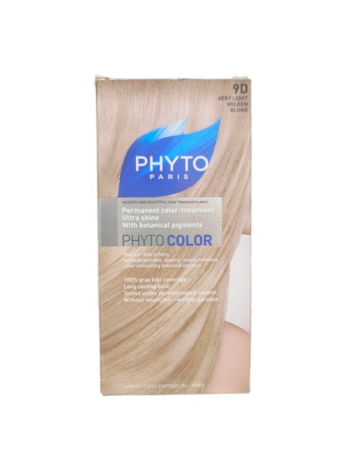 Permanent Color-Treatment Ultra Shine: Radiant Very Light Golden Blond with Botanical Pigments