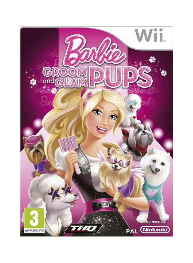 Barbie Groom And Glam Pups - Nintendo WII - children_s - nintendo_wii
