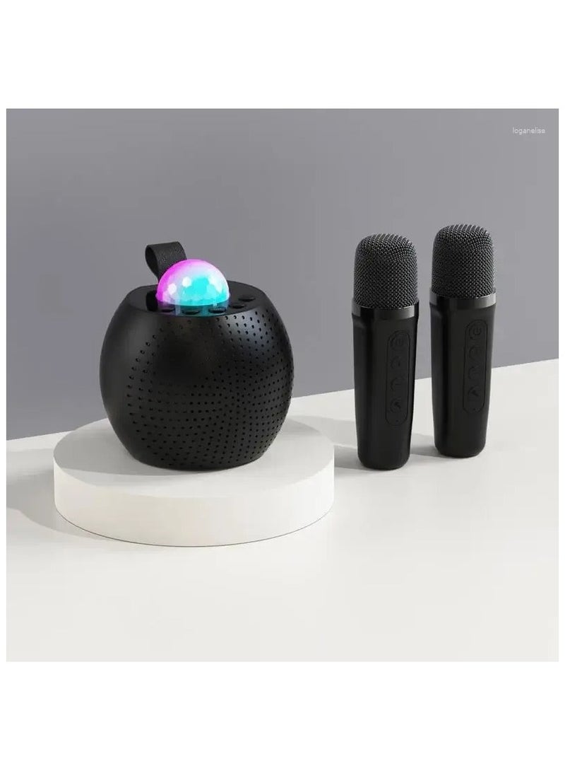 Microphones Karaoke Machine Voice Changing With 2 Wireless Light Designs for Indoor Outdoor Fun
