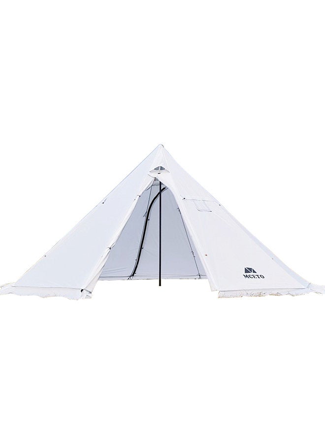 5-8 People Tipi Hot Tent with Stove Jack Camping Pyramid Teepee Tent for Camping Backpacking Hiking