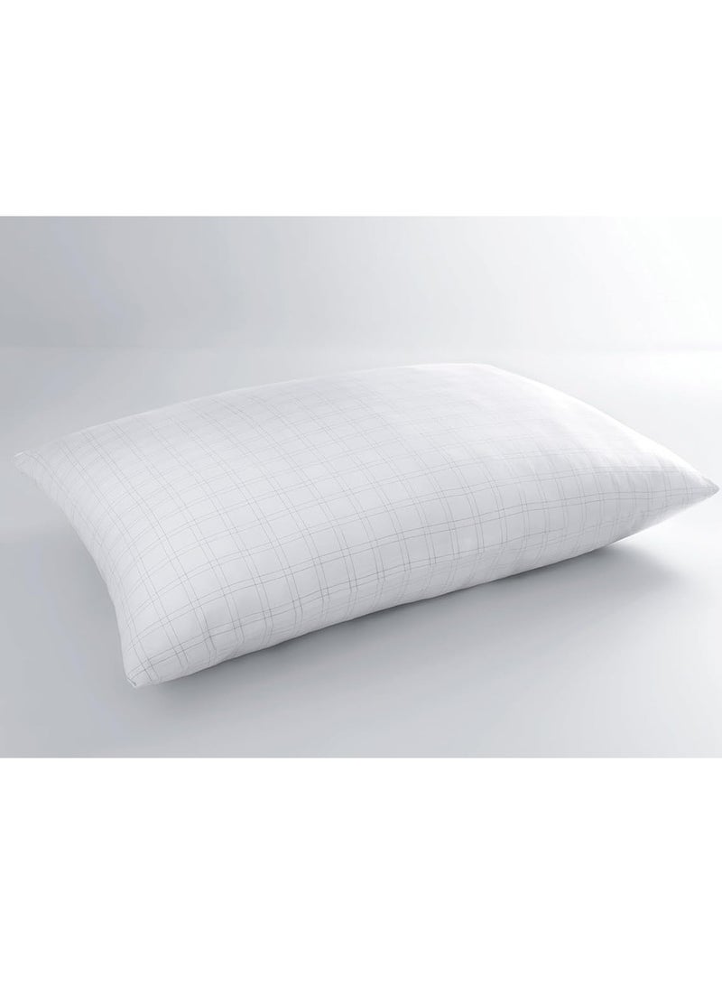 Yatas Anti Stress Pillows for Sleeping Premium Quality Bed Pillows  100% Cotton Ultra Soft Breathable Down Alternative Hotel Luxury Collection White 50x70 for Back, Stomach, or Side Sleepers