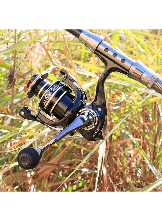 Mini Spinning Reel All Metal 3BB 5.2:1 Ultralight All Metal Reel Right Left Hand Inter-changeable Freshwater Saltwater Fishing Reel
