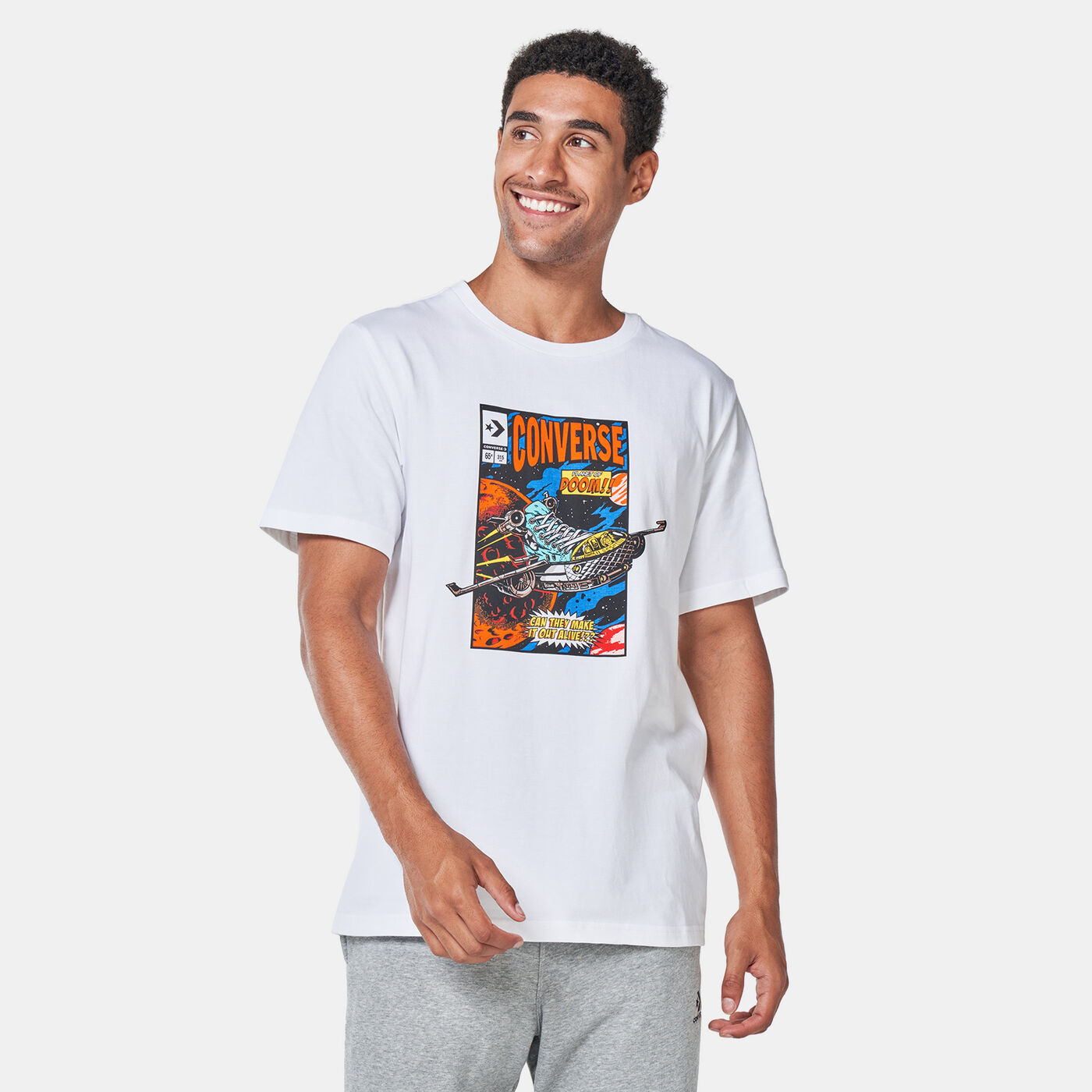 Men's Comic Cover Graphic T-Shirt