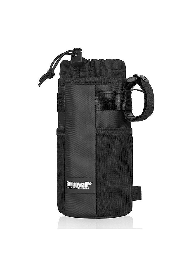 Insulated Bicycle Bag Bike Bottle Holder Cycling Water Bottle Cover Heavy Duty Drink Bottle Storage Bag Carrier Pouch MTB Bike Kettle Handlebar Bag Protective Case