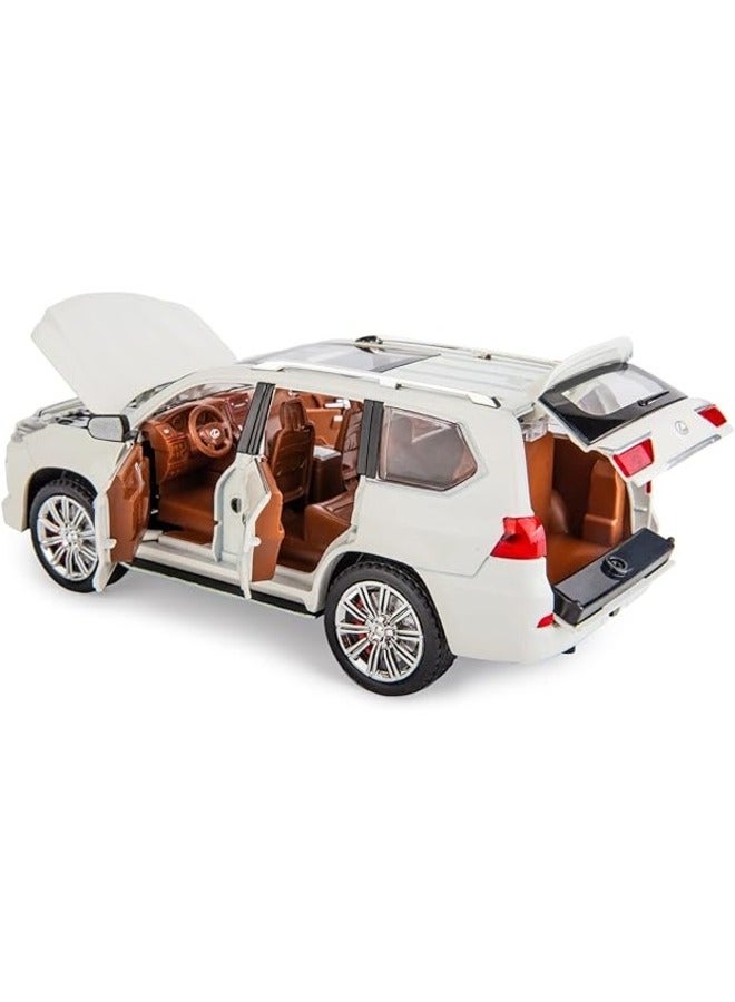 Lexus LX 570 Diecast Model Zinc Alloy Pull Back Action with Sound and Light Effects