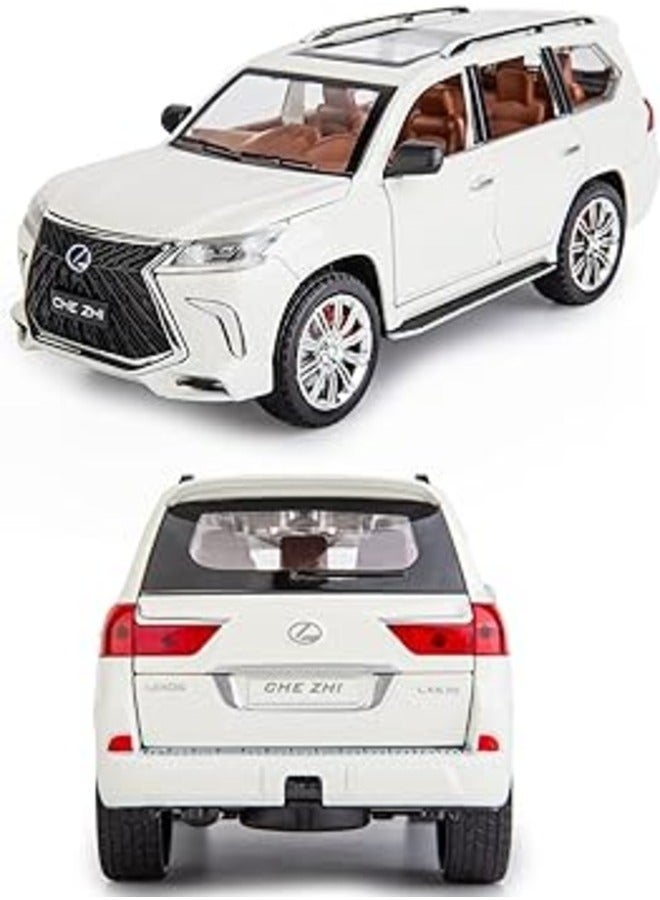 Lexus LX 570 Diecast Model Zinc Alloy Pull Back Action with Sound and Light Effects