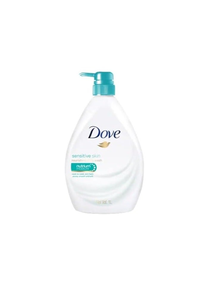 Dove Body Wash Hypoallergenic and Sulfate Free Body Wash Sensitive Skin Effectively Washes Away Bacteria While Nourishing Your Skin 1000ml