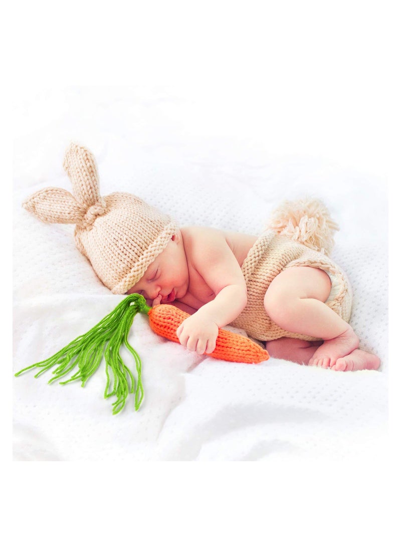 Baby Photo Prop, Newborn Photography Prop, Rabbit Design Crochet, Costume Clothes Knit Crochet