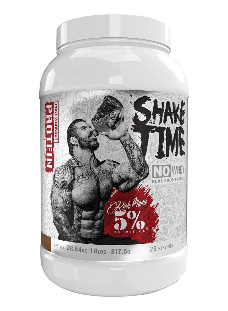 5% Nutrition Rich Piana Shake Time 1.8 Lbs 25 Serving