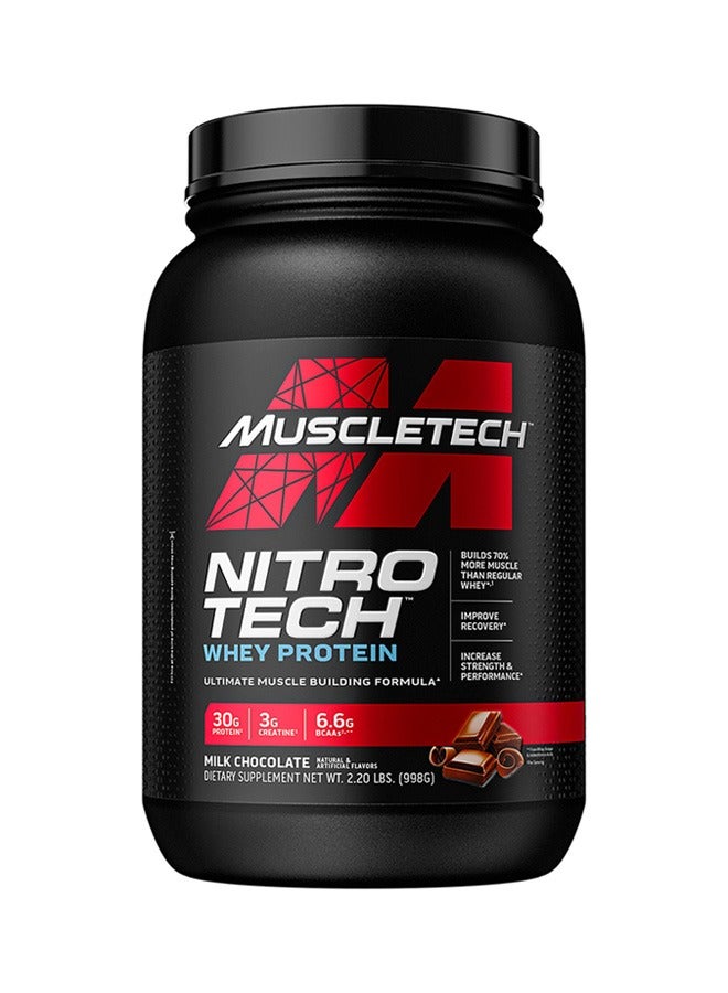 Nitro Tech Whey Protein  Milk Chocolate 2.2Lb
