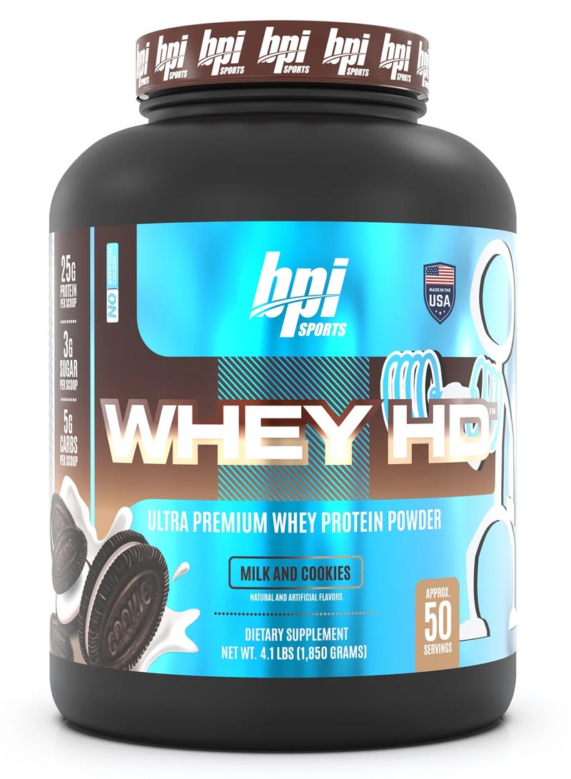 Wheyhd Milk N Cookies 50 Serving 4.1,1850Gm