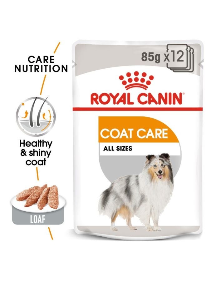 Canine Care Nutrition Coat Care Wet Food Pouches