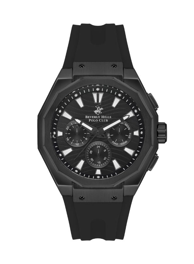 Beverly Hills Polo Club Men 's Black Dial Multi Function watch - BP3557X.651