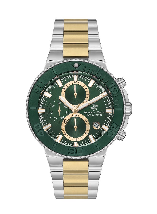 Beverly Hills Polo Club Men 's Green Dial Multi Function watch - BP3540X.270