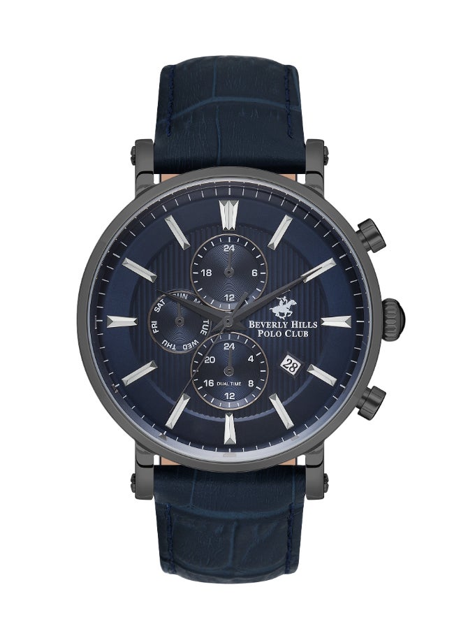Beverly Hills Polo Club Men 's Dark Blue Dial Multi Function watch - BP3548X.099