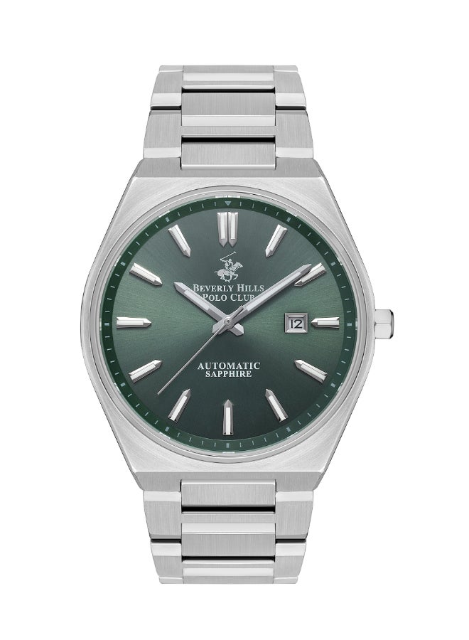 Beverly Hills Polo Club Men 's Green Dial Automatic watch - BP3574X.377