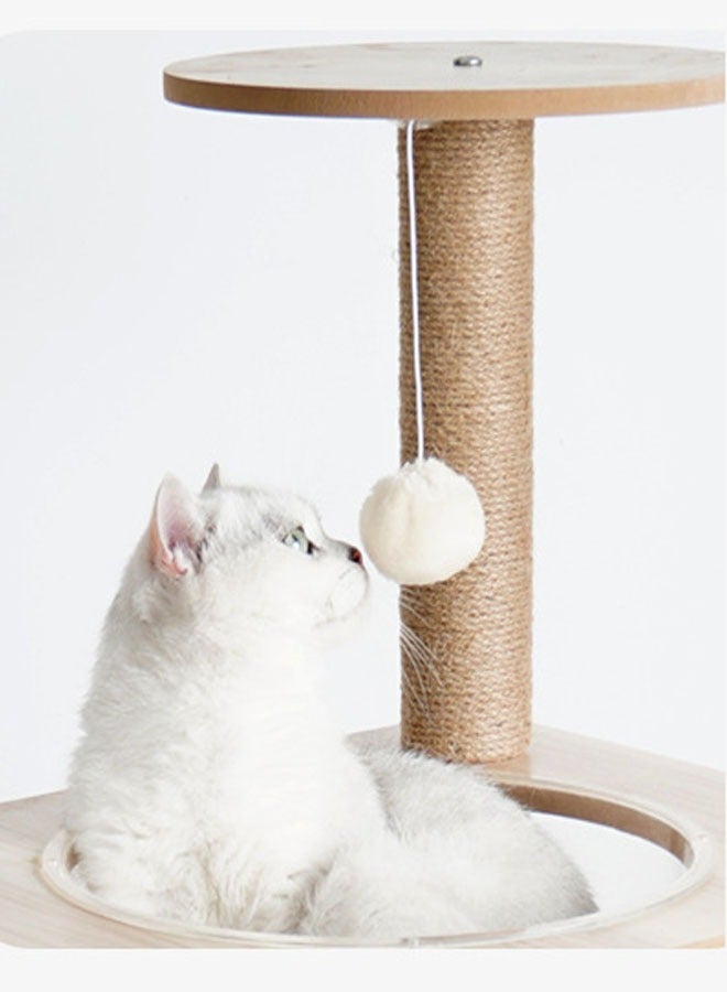 Multi-Level Kitten Play Tree with Scratching Post and Ladder