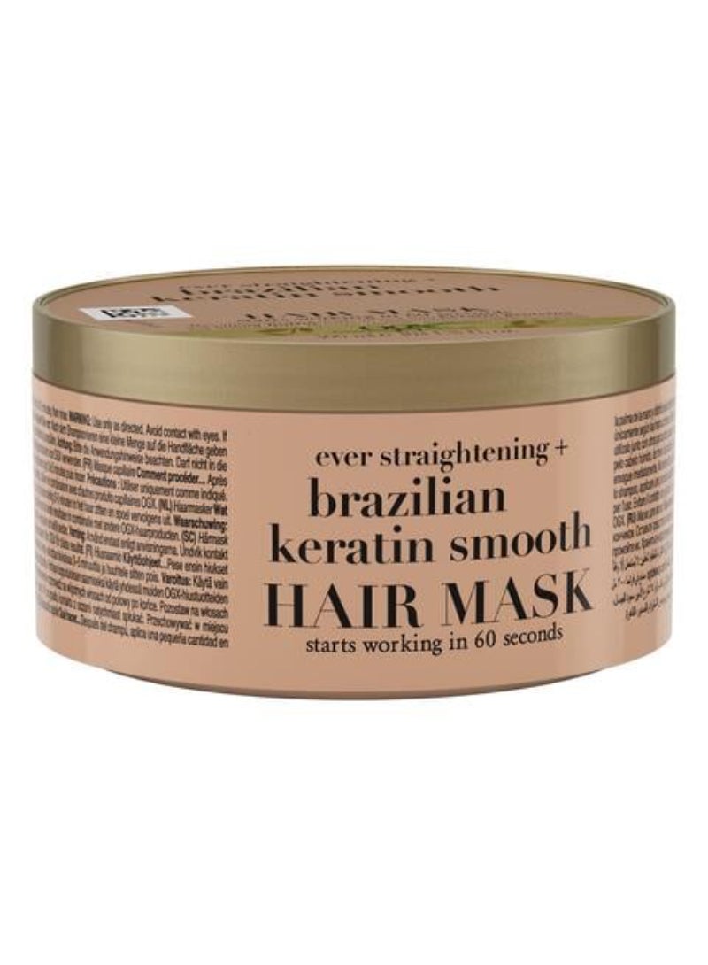 Ogx Ever Straightening Brazilian Keratin Smooth Hair Mask 300ml