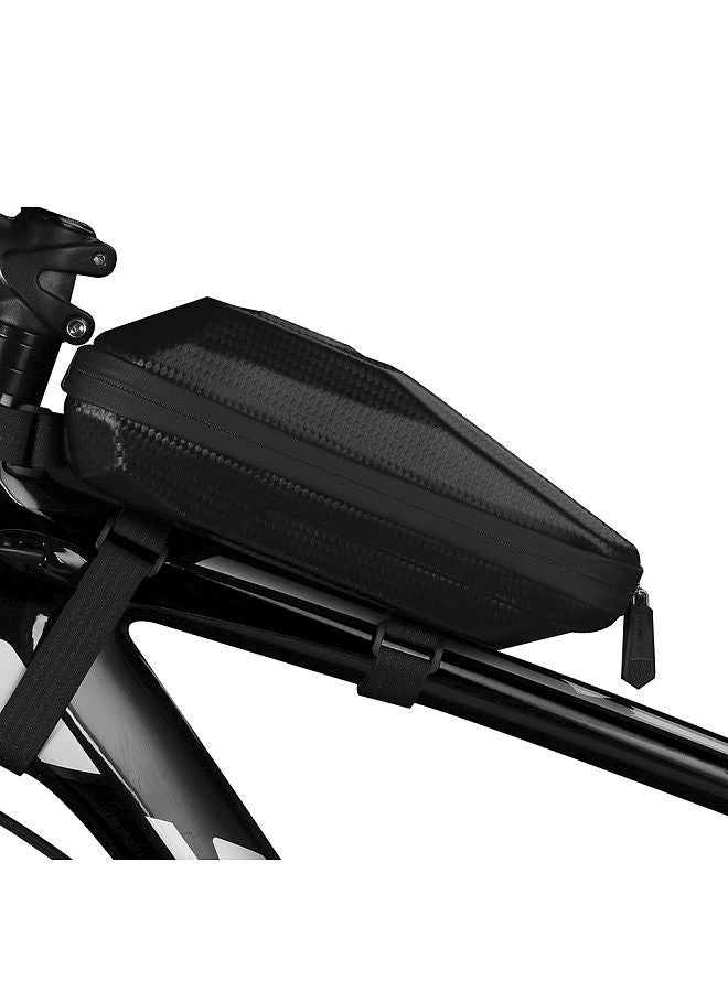 Bicycle Cycling Bag MTB Front Tube Hanging Pouch Waterproof Hard Shell EVA Bike Front Tube Bag