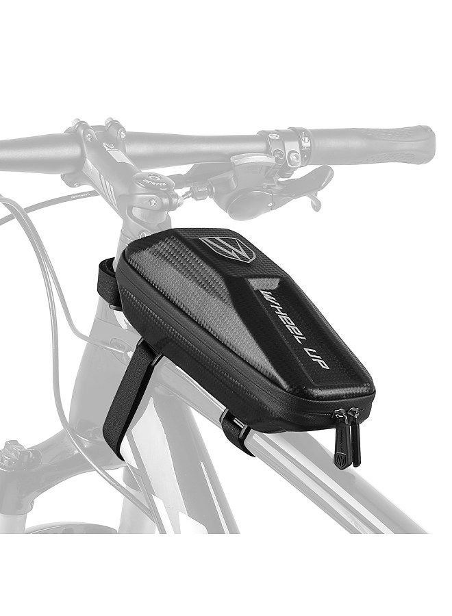 Bicycle Cycling Bag MTB Front Tube Hanging Pouch Waterproof Hard Shell EVA Bike Front Tube Bag