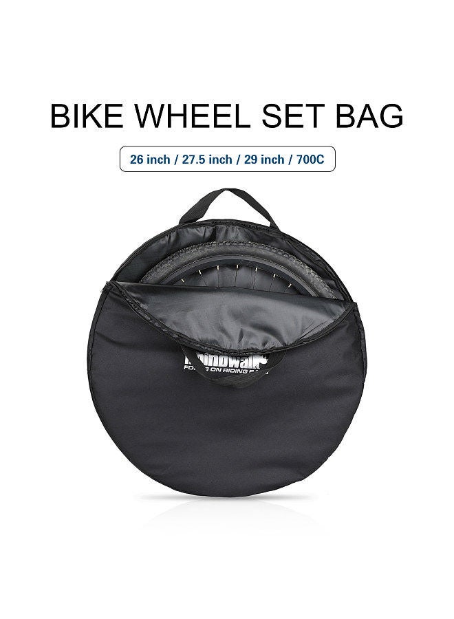 29 inch Bicycle Wheelset Bag Wheel Carry Bag Oxford Bike Travel Tire Bag Wheel Cover