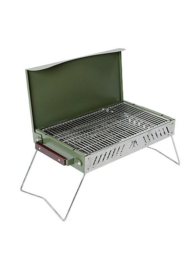 Outdoor Camping Picnic Stainless Steel Charcoal Grill Home Garden Barbecue Rack Portable Detachable Barbecue Grill Charcoal Grill