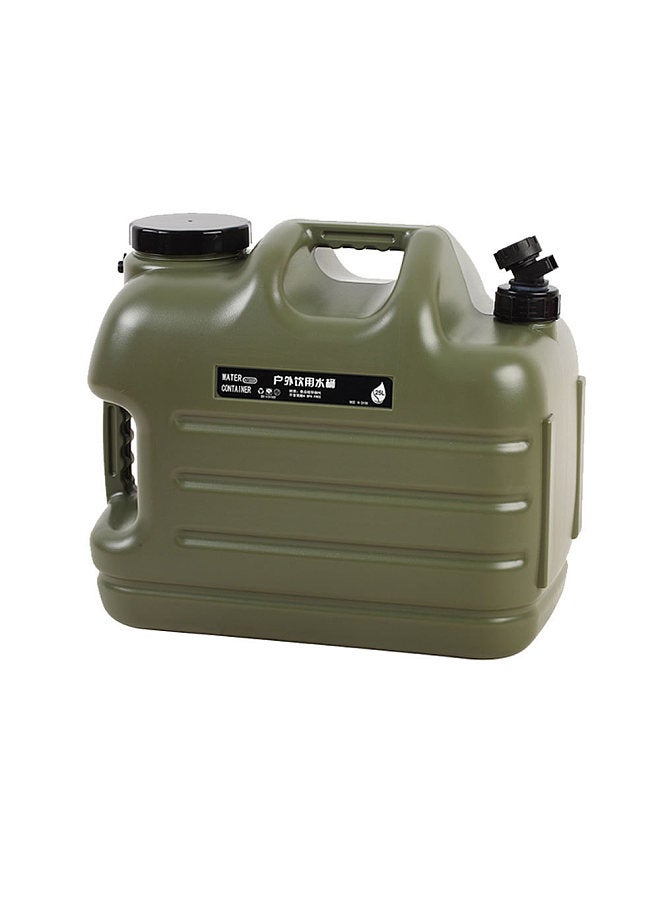 25L Camping Water Containers Portable Emergency PE Water Tank with Faucet for Camping Hiking