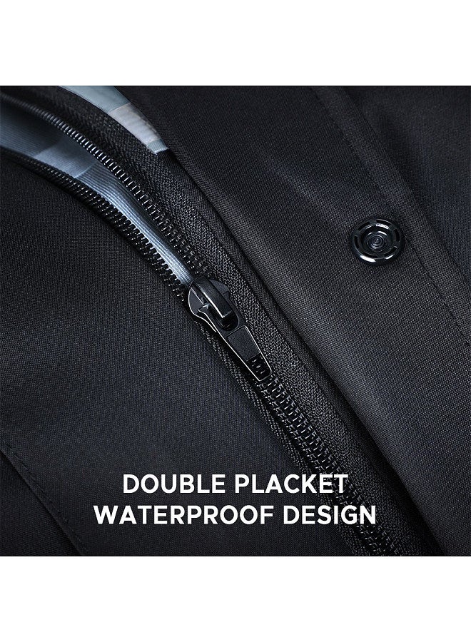 Men Split Rain Suit Waterproof Rain Coat and Rain Pant Set Reflective Rain Gear