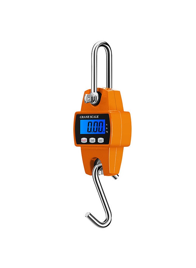 300kg/50g Electronic Crane Scale Digital Hanging Scale Mini Hoisting Scale Industrial Electronic Hook Scale for Luggage Fish Farm Hunting